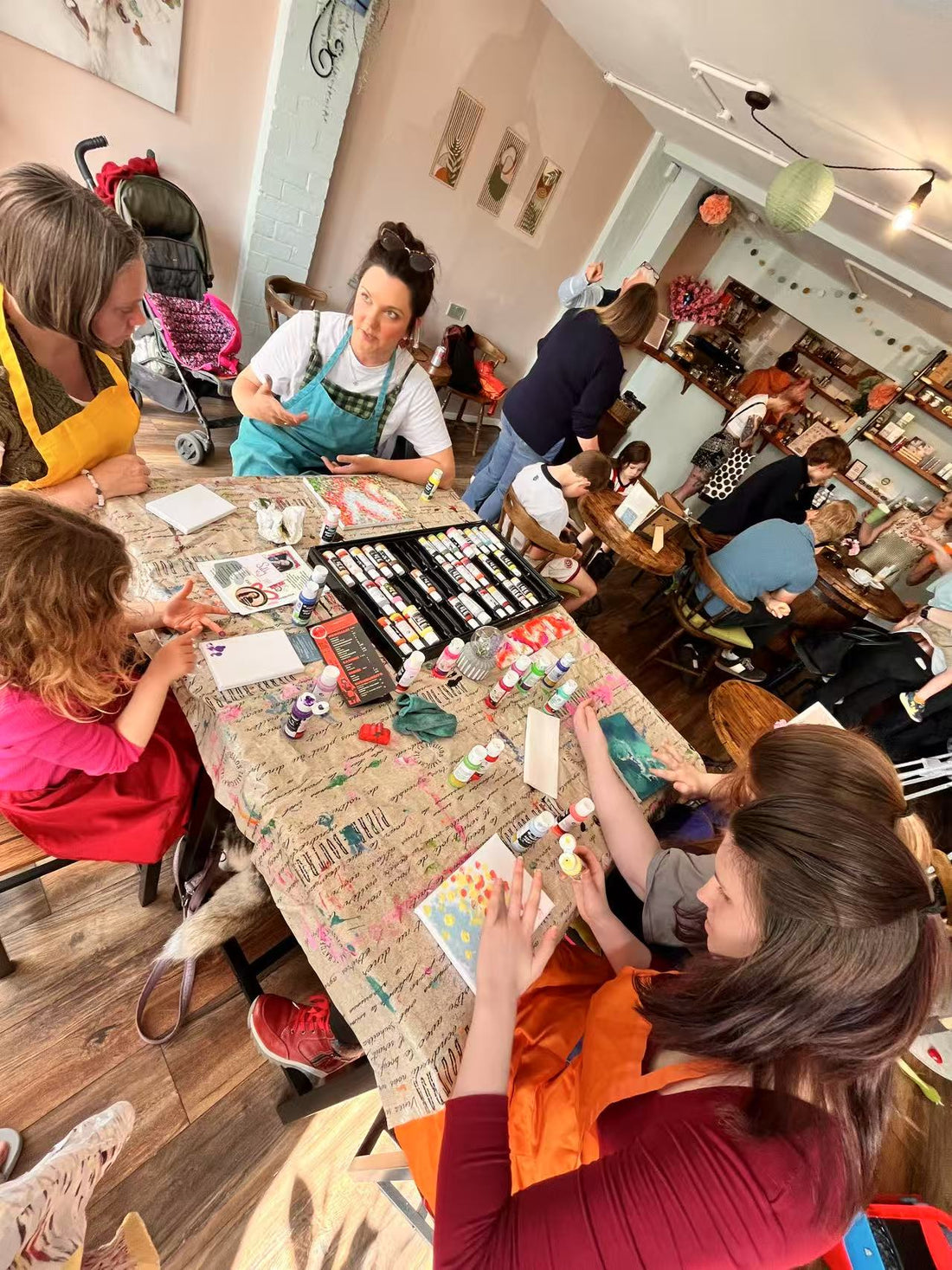 Pop-up painting party at The Mindful Mug